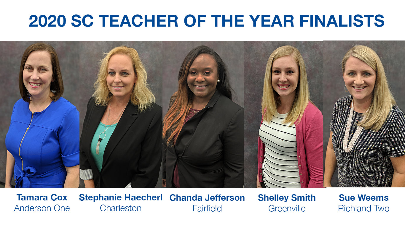2020 Finalists for SC Teacher of the Year Announced